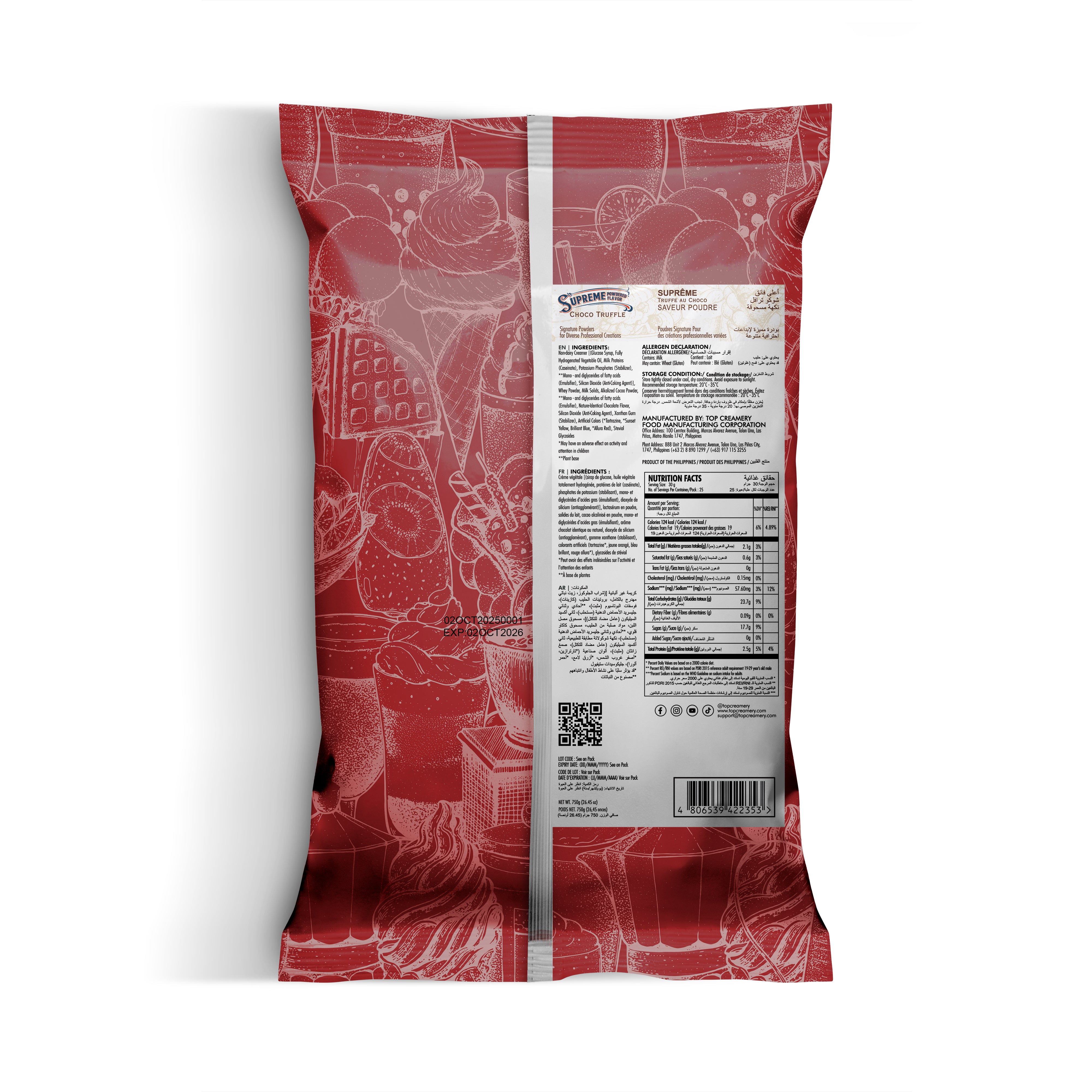 Supreme Series Choco Truffles Powder 750g