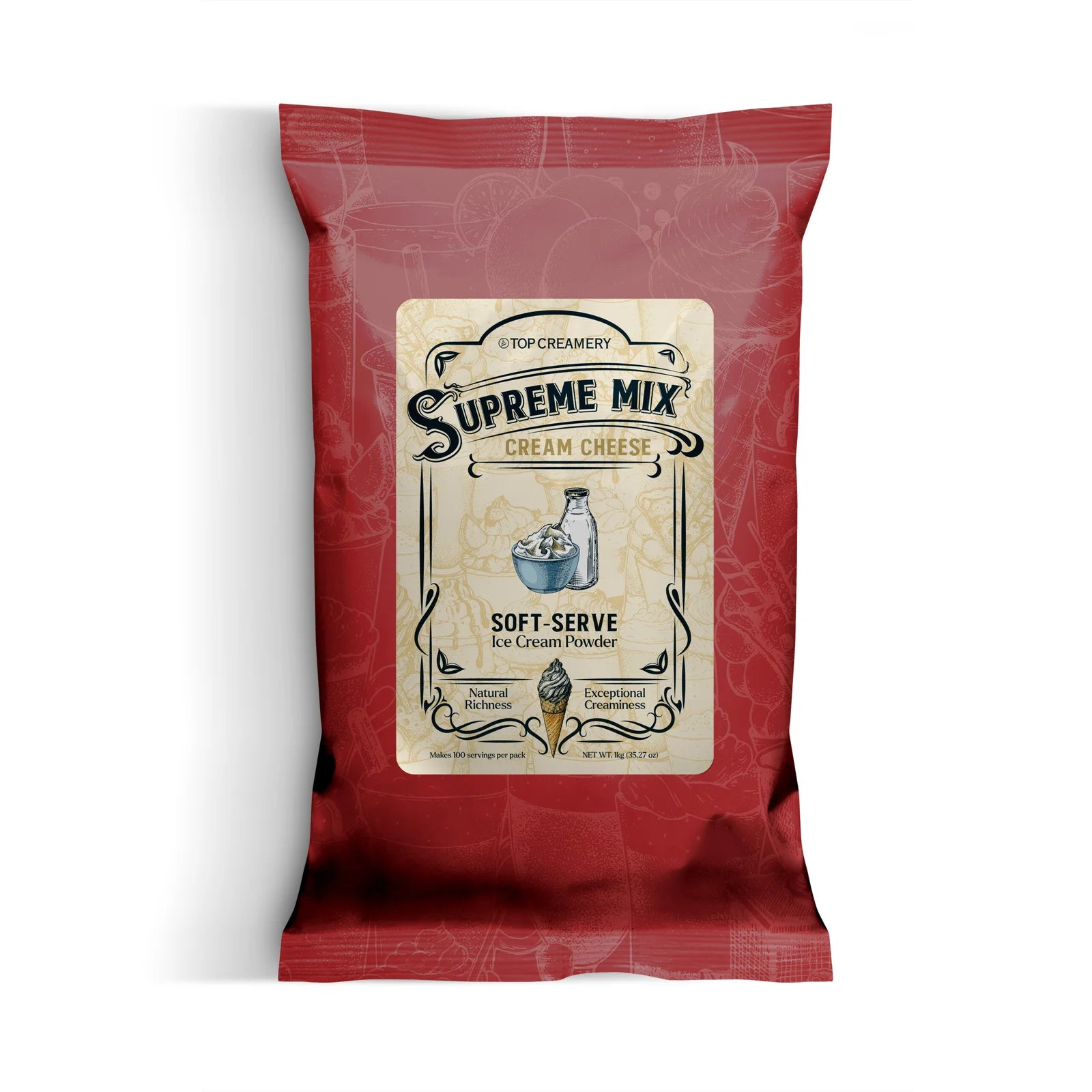 Supreme Mix Soft-Serve Ice Cream Cream Cheese Powder 1kg