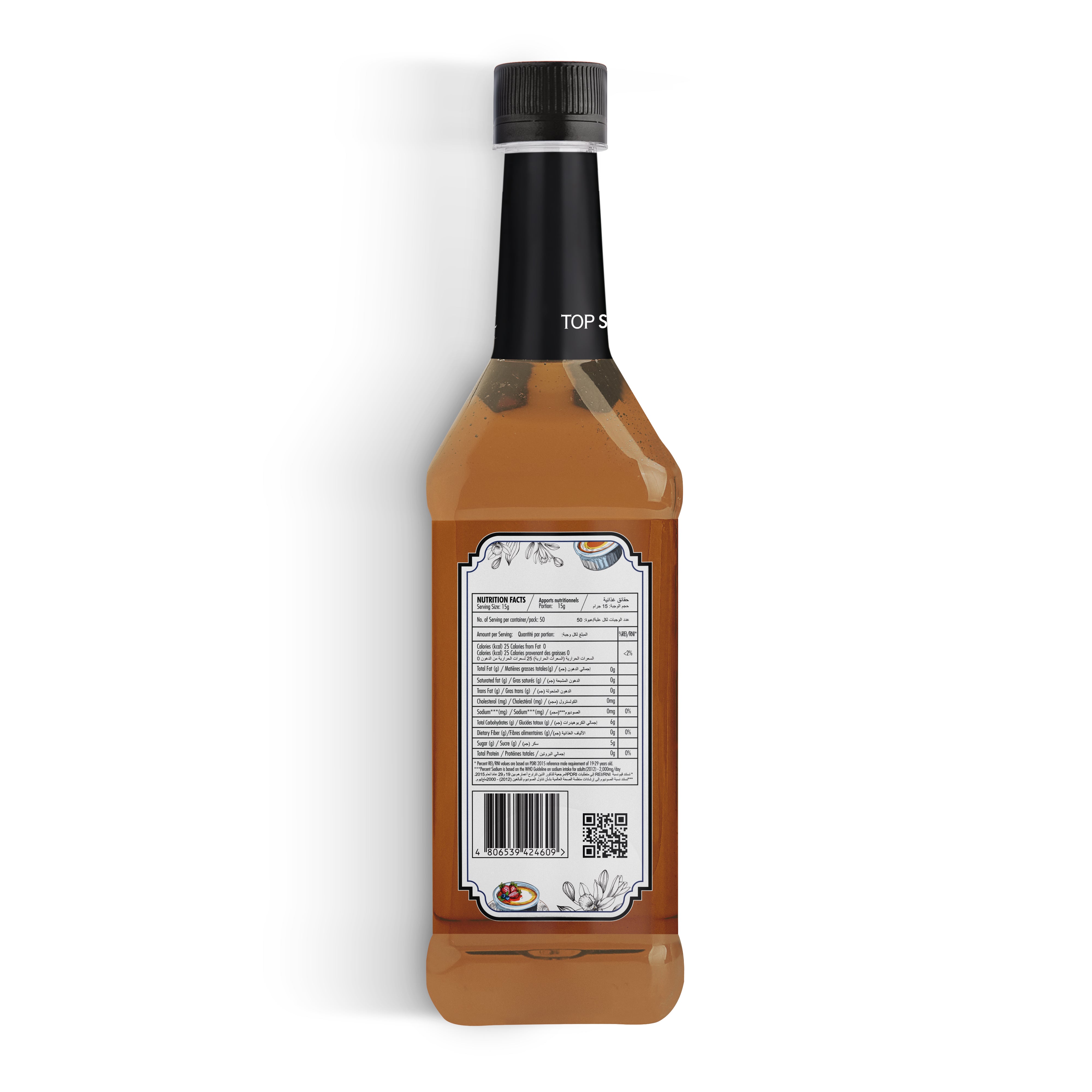 TOP Series Classique Creme Brulee Syrup 750ml