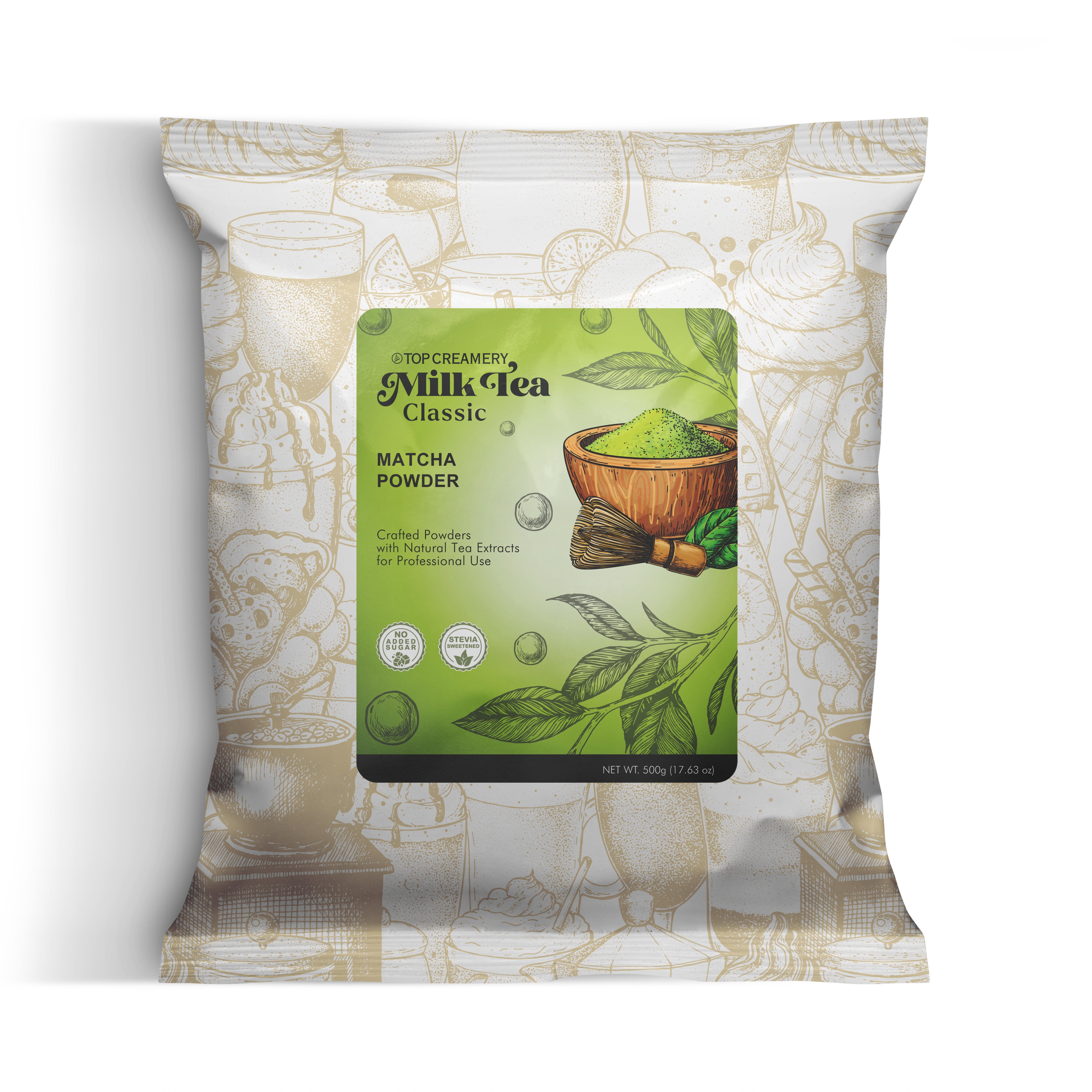 Milk Tea Series Matcha Powder 500g