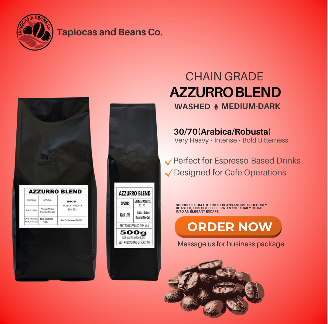 Azzurro Blend Roasted Beans 30/70