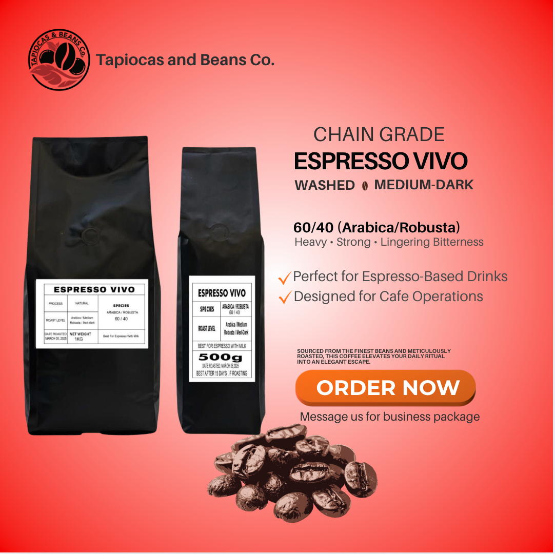 Espresso Vivo Roasted Beans  60/40
