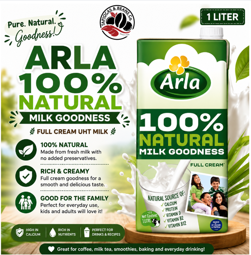 Arla Full Cream Milk 1L