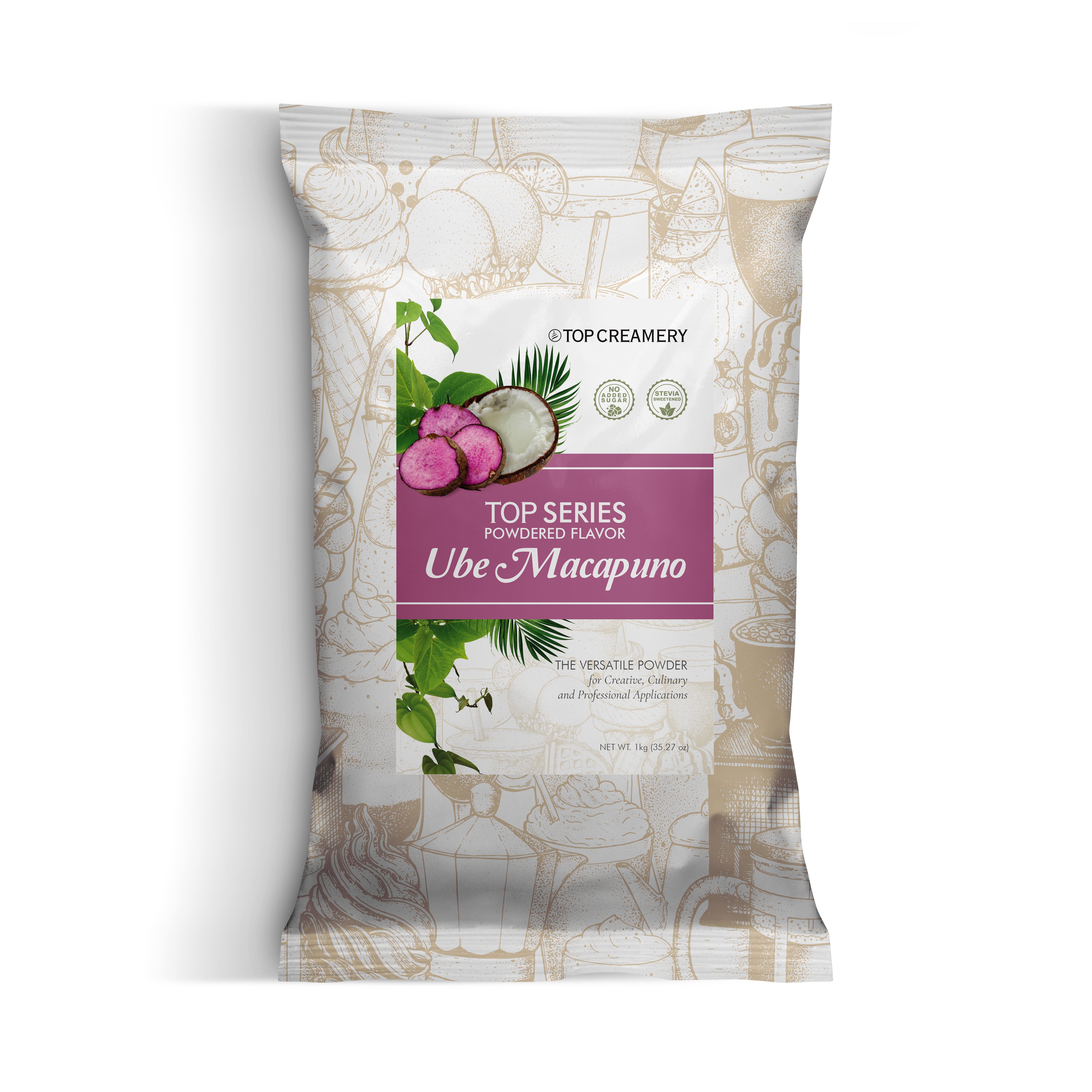 TOP Series Ube Macapuno Powder Flavor 1kg
