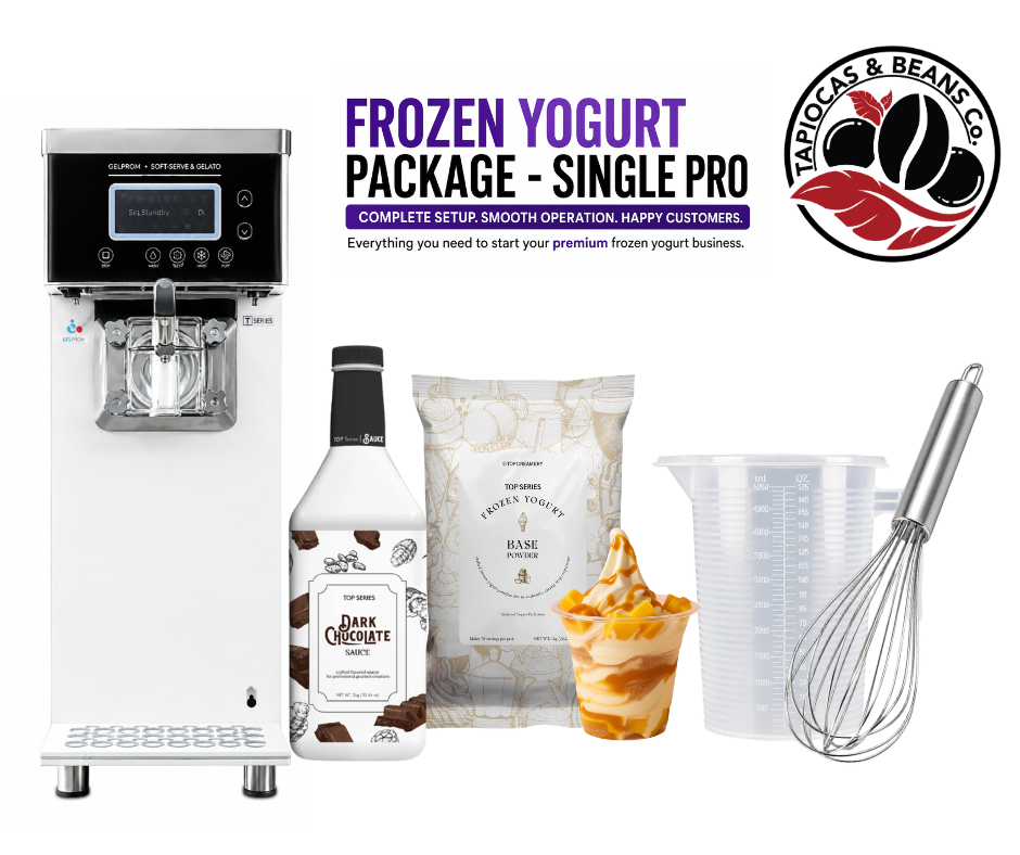 All-Time Bestseller Soft Serve Ice Cream / Frozen Yogurt Package - Single Pro