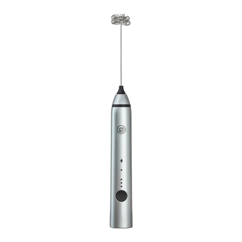 zeroHero DualWhisk Electric Milk Frother - 3-Speed Rechargeable Foam Maker