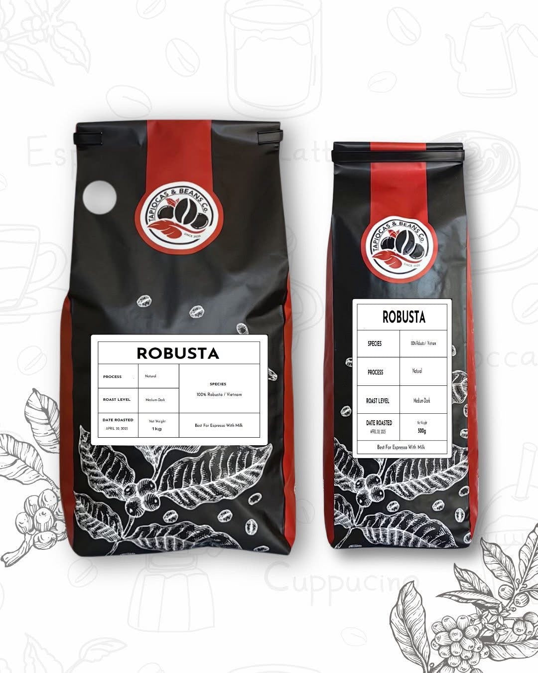 Roasted Robusta - 1kg/500g